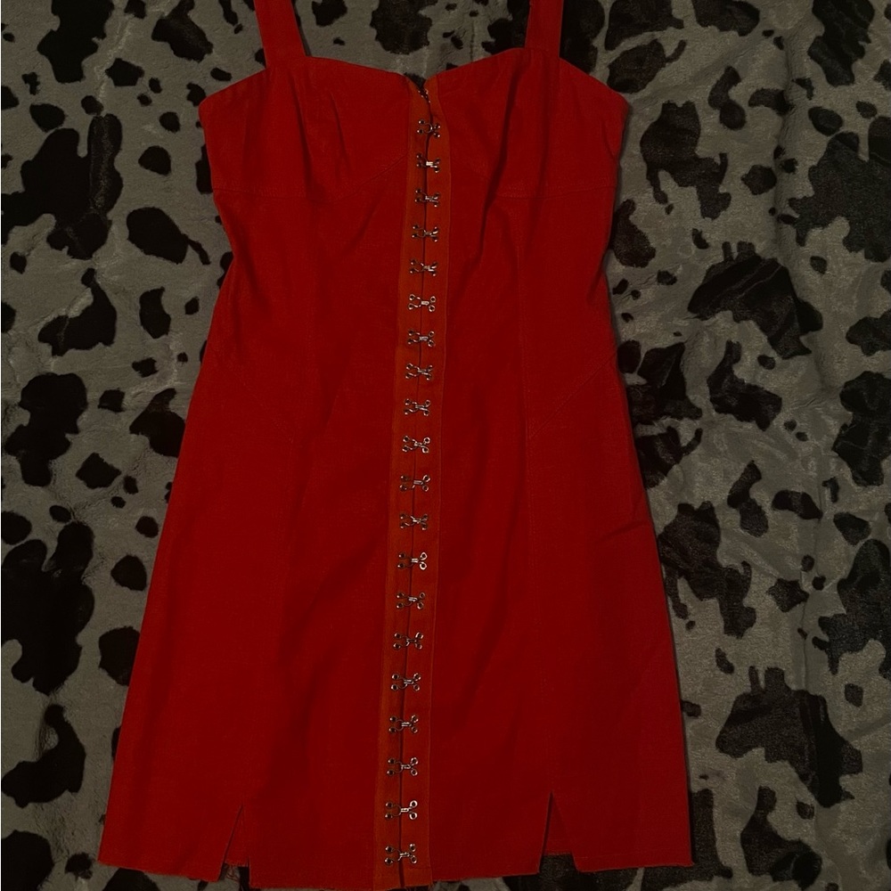 Red dress